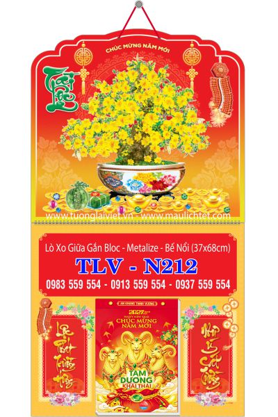 Lịch lò xo giữa bloc Mai Tài Lộc