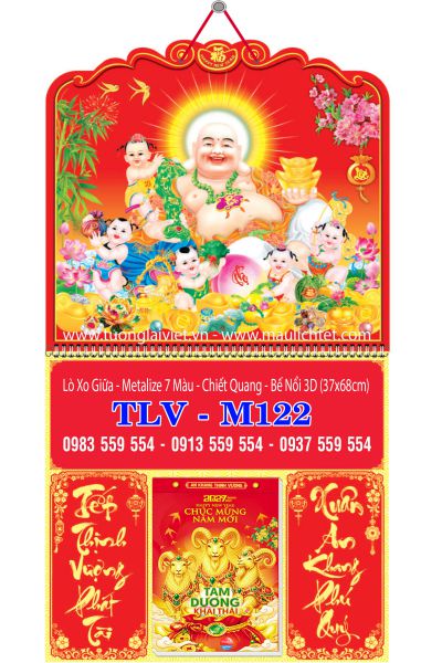 Lịch lò xo giữa bloc Phật Di Lặc