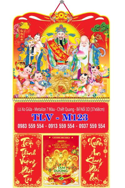 Lịch lò xo giữa bloc Phúc Lộc Thọ