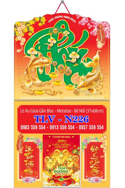Lịch lò xo giữa bloc Phúc Xanh