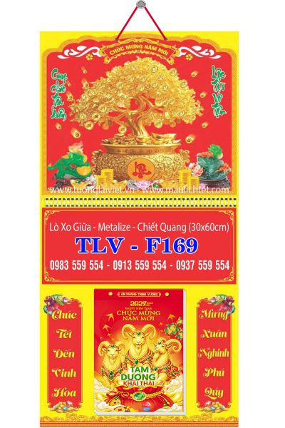 Lịch lò xo mini Xuân Phát Tài
